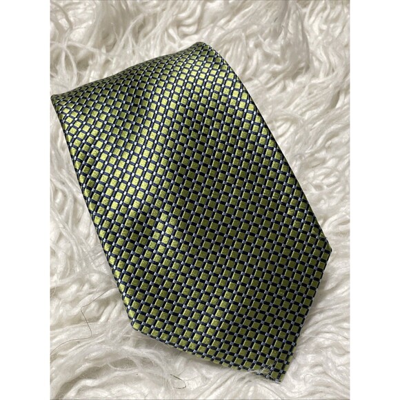 Nautica Men’s Neck Tie Green 100% Silk - Picture 1 of 5